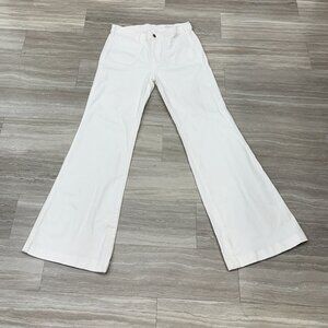 Gap White High Rise '70s Flare Jeans 1969 Size 2 Short